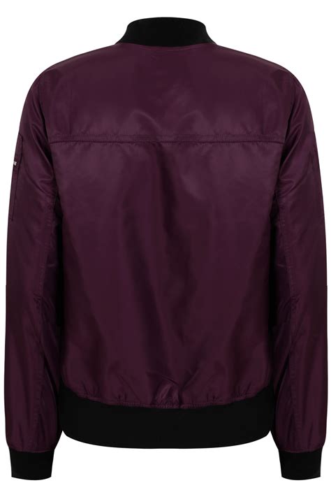 dark violet jacket.